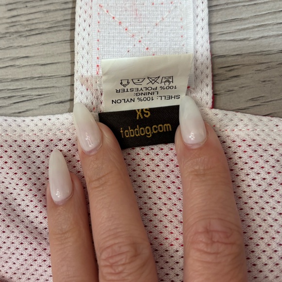 NWOT Fabdog Red Raincoat In Xs - Picture 7 of 8